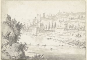 Landscape with the Rhône River Valley, near Vienne