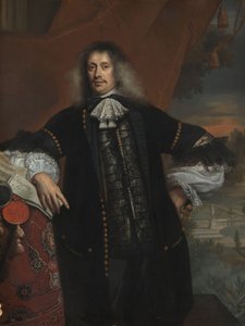 Hieronymus van Beverningk (1614-1690). Lord of Teylingen. Government Paymaster by Jan de Baen