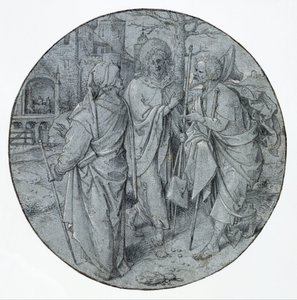 Christ at Emmaus by Jan de Beer