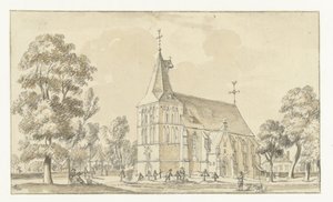 The Church at Asperden, Germany by Jan de Beijer