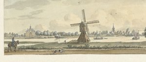 View of Tienhoven and the House Herlaar by Jan de Beijer