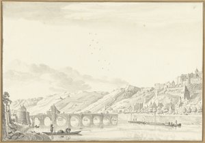 View of the City and the Castle in Namur by Jan de Beijer