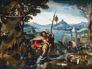 St Christopher Crossing the River, 1506-c1527
