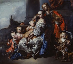 Portrait of a Dutch Family by Jan or Joan van Noordt