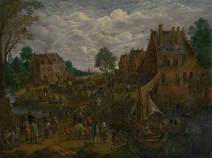 Dutch Fair by Jan the Elder Brueghel