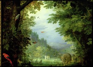 Earth or The Earthly Paradise (detail)