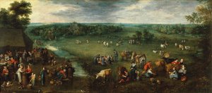 Peasant Life, c.1621 by Jan the Elder Brueghel