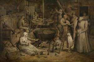 Visit to the Peasants by Jan the Elder Brueghel