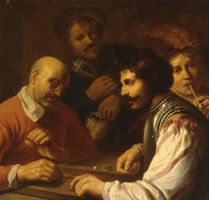 Tric-Trac Players in an Inn