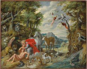 The Creation of Adam (from The Story of Adam and Eve) by Jan Brueghel the Younger