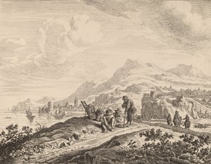View of the River Rhine by Jan van Aken
