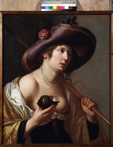 Portrait of Granida by Jan van Bijlert or Bylert