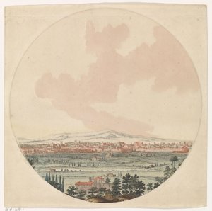 View of the City of Rome and the Surrounding Landscape