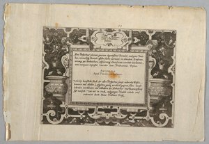 Print, Plate by Jan van Doetechum the Elder