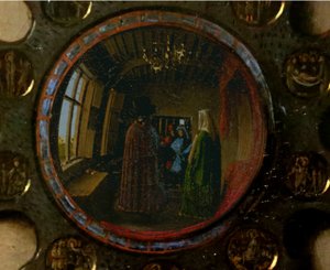 Detail from the Portrait of Giovanni Arnolfini and his Wife