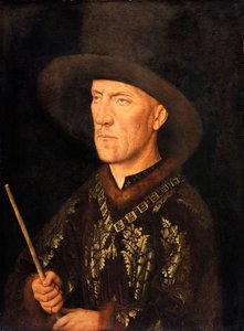Portrait of Baudouin de Lannoy, Lord of Molembais, called the Begue by Jan van Eyck