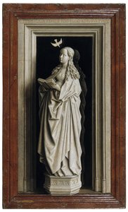 The Annunciation Diptych, Right Panel by Jan van Eyck