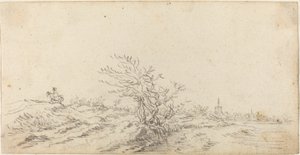 Horseman among the Dunes