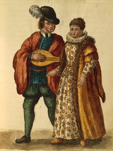Gli Abiti de Veneziani, Illustrated Book of Costumes and Masks by Jan van Grevenbroeck