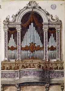 Orphans Singing, Organ of the Choir of the Church of the Ospedale della Pieta, Venice