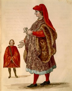 Venetian senator wearing "Dogalina" by Jan van Grevenbroeck