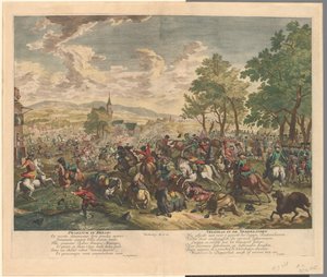 Cavalry Battle, ca. 1702 by Jan van Huchtenburg
