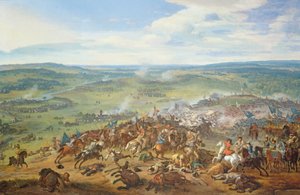 The Battle at Blenheim, near Hochstadt