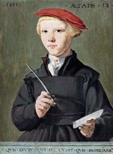 Portrait of a Young Scholar by Jan van Scorel