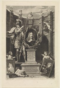 Portrait of Archduke Leopold Wilhelm of Austria as an Art Collector (Theatrum Pictorium) by Jan van Troyen