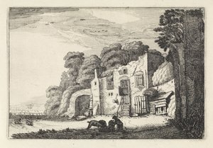 Landscape with the Prodigal Son among the Pigs (series title: Landscapes, Amenissimae Aliquot Requculae)