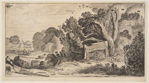 June, from The Twelve Months of the Year by Jan van de Velde II