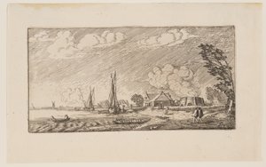 Lime-Kiln in Stormy Weather, from Six Landscapes