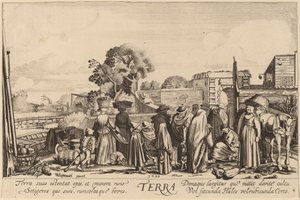 Earth by Jan van de Velde II after Willem Buytewech