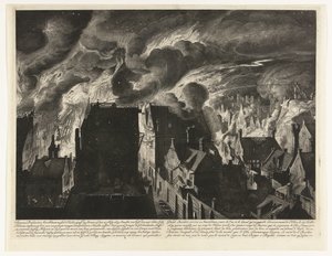 Extinguishing the Great Fire at the Elandsgracht, 1679