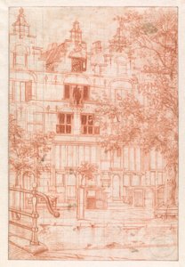 After a Fire on the Herengracht in 1683 by Jan van der Heyden