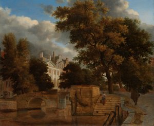 The Stone Bridge by Jan van der Heyden