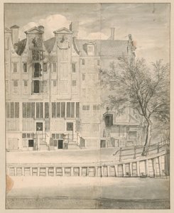 Burned House on the Leidsegracht, 1684 by Jan van der Heyden