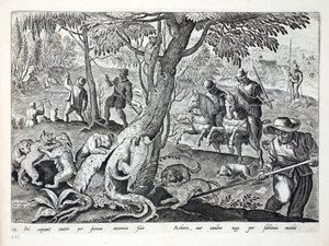 Hunting Cats with Dogs, Illustration from 