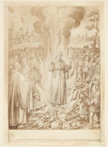 The Story of St. Giovanni Alberti Fiorentino. Abbot Petrus Proves by Fire Trial that the Bishop of Florence is a Heretic and Simonist