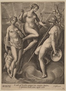 Venus, Juno and Minerva by Jan van der Straet