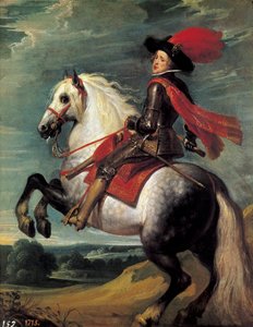 Equestrian portrait of Philip IV by Jan van the Elder Kessel