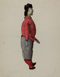 Knitted Doll by Jane Iverson