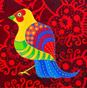 Blue-tailed Bird by Jane Tattersfield