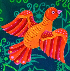 Orange Bird by Jane Tattersfield
