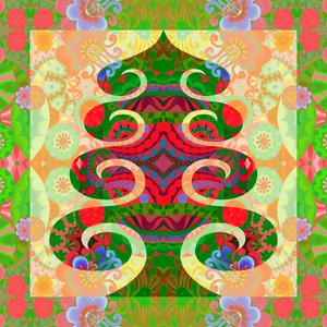 Tree in Green, 2020 by Jane Tattersfield