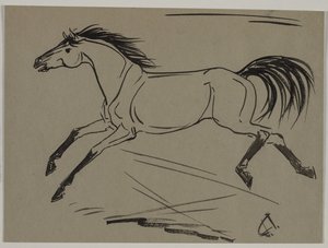 Running Horse by Jane Travis