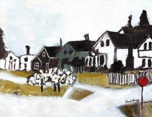 Houses on 7th Street by Janel Bragg