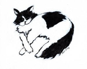 Thomas Lounging II by Janel Bragg