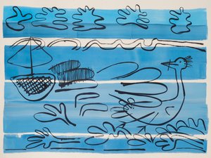 Sailing West Coast by Janet McKenzie