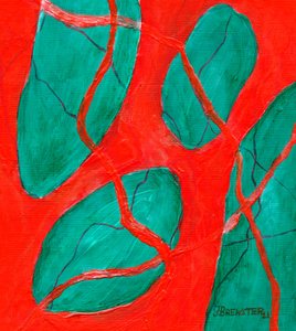 Abstract Organic Flow by Janine Brewster